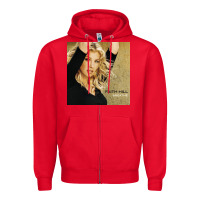 Red faith hill   breathe Zipper Hoodie - linhVisuals