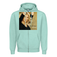 Seafoam faith hill   breathe Zipper Hoodie - linhVisuals