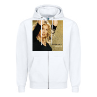 White faith hill   breathe Zipper Hoodie - linhVisuals