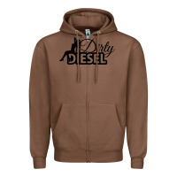 Chestnut Dirty Diesel Sexy Zipper Hoodie - linhVisuals