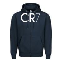 Navy Cristiano CR7 Zipper Hoodie - linhVisuals