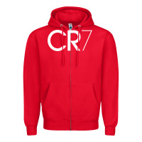 Red Cristiano CR7 Zipper Hoodie - linhVisuals