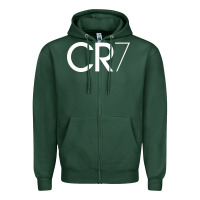 Sports Green Cristiano CR7 Zipper Hoodie - linhVisuals