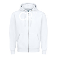 White Cristiano CR7 Zipper Hoodie - linhVisuals