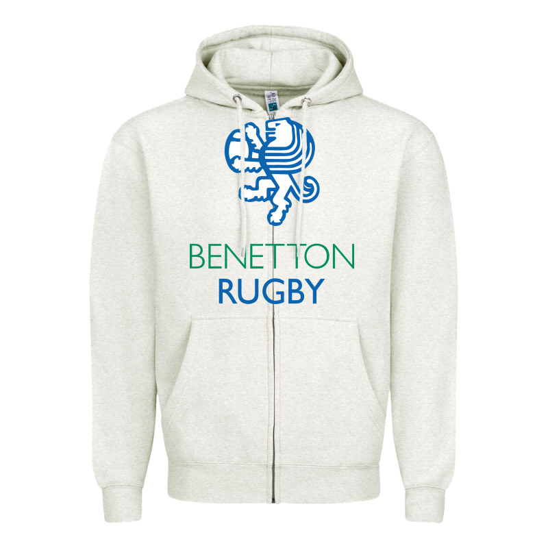 Benetton Rugby In Italy Zipper Hoodie by linhVisuals | Teevron