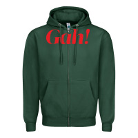 Sports Green lisa say gah Zipper Hoodie - linhVisuals