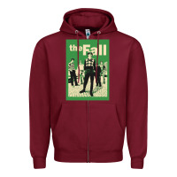 Burgundy beat happening indie pop 68565583 Zipper Hoodie - linhVisuals
