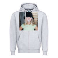 Heather Grey Rosinkranz Looks So Good Claire Zipper Hoodie - linhVisuals