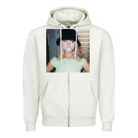 Oatmeal Heather Rosinkranz Looks So Good Claire Zipper Hoodie - linhVisuals