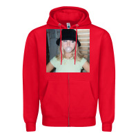 Red Rosinkranz Looks So Good Claire Zipper Hoodie - linhVisuals