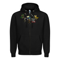 Black mouse guard Zipper Hoodie - linhVisuals
