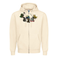 Sandshell mouse guard Zipper Hoodie - linhVisuals