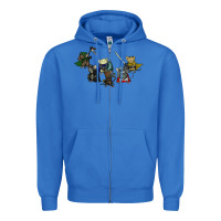 True Royal mouse guard Zipper Hoodie - linhVisuals