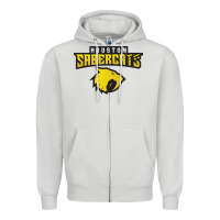 Dove Grey houston sabercats rugby Zipper Hoodie - linhVisuals