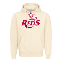 Sandshell queensland reds rugby Zipper Hoodie - linhVisuals