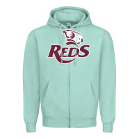 Seafoam reds rugby australia Zipper Hoodie - linhVisuals