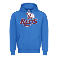 True Royal reds rugby australia Zipper Hoodie - linhVisuals