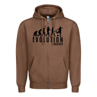 Chestnut soccer evolution Zipper Hoodie - linhVisuals