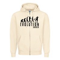 Sandshell soccer evolution Zipper Hoodie - linhVisuals