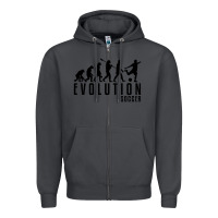 Smoke soccer evolution Zipper Hoodie - linhVisuals