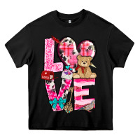 Black Love Valentine's Day Heavy Core Tee - HowdyJamesFarm