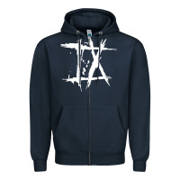 Navy Ice Nine Kills - INK Zipper Hoodie - linhVisuals