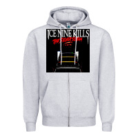 Heather Grey ice nine kills 16 Zipper Hoodie - linhVisuals