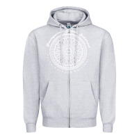 Heather Grey BBS Wheel Zipper Hoodie - linhVisuals