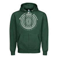 Sports Green BBS Wheel Zipper Hoodie - linhVisuals