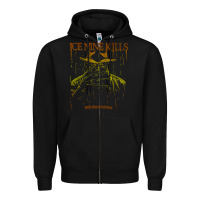 Black Ice Nine Kills Zipper Hoodie - linhVisuals
