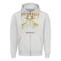 Dove Grey Ice Nine Kills Zipper Hoodie - linhVisuals