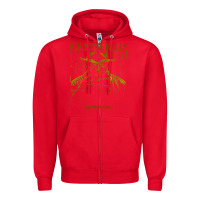 Red Ice Nine Kills Zipper Hoodie - linhVisuals