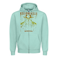 Seafoam Ice Nine Kills Zipper Hoodie - linhVisuals