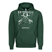 Sports Green Ice Nine Kills Zipper Hoodie - linhVisuals