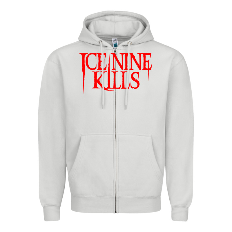 Red Ice Nine Kills Zipper Hoodie by linhVisuals | Teevron
