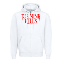 White red ice nine kills Zipper Hoodie - linhVisuals