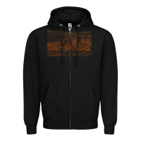Black grand canyon Zipper Hoodie - linhVisuals