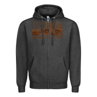 Charcoal Heather grand canyon Zipper Hoodie - linhVisuals