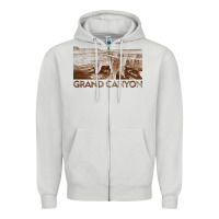 Dove Grey grand canyon Zipper Hoodie - linhVisuals