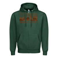Sports Green grand canyon Zipper Hoodie - linhVisuals