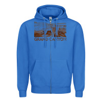 True Royal grand canyon Zipper Hoodie - linhVisuals