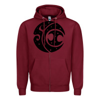 Burgundy the string cheese incident country music concert Zipper Hoodie - linhVisuals