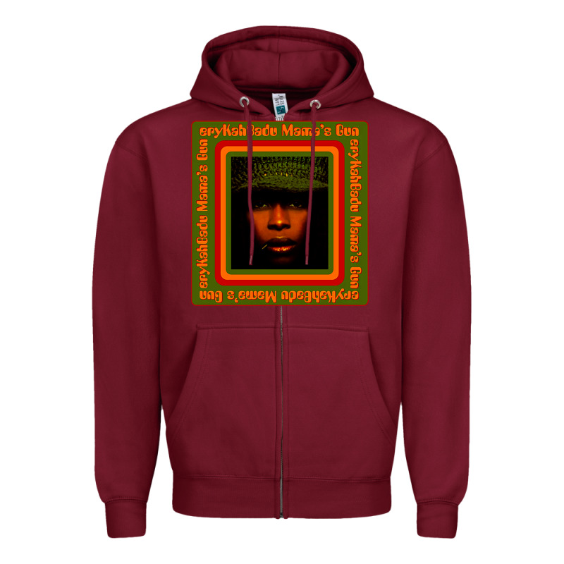 Erykah Badu Mama's Gun Zipper Hoodie by linhVisuals | Teevron