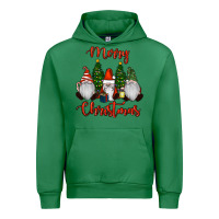 Emerald Merry Christmas Gnomes Urban Hoodie - RanaPortraitStore