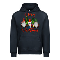 Navy Merry Christmas Gnomes Urban Hoodie - RanaPortraitStore