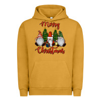 Pigment Peanut Butter Merry Christmas Gnomes Urban Hoodie - RanaPortraitStore