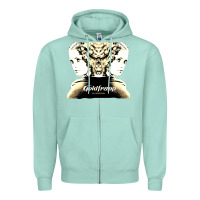 Seafoam felt montain goldfrapp Zipper Hoodie - linhVisuals