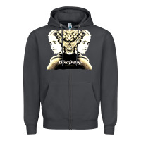 Smoke felt montain goldfrapp Zipper Hoodie - linhVisuals