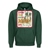 Sports Green australian shepherd mom t  shirt living that dog mom life australian s Zipper Hoodie - linhVisuals