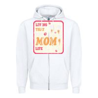 White australian shepherd mom t  shirt living that dog mom life australian s Zipper Hoodie - linhVisuals